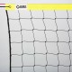 Beach-Volleyball-Trainingsnetz, PVC-Einfassung oben, 50mm