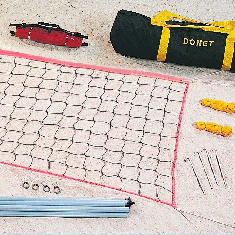 Volleyball-Home-Set, PE 2 mm, Netzmaß 6,00 x 1,00 m aus der Kategorie Netzanlagen- & Sets