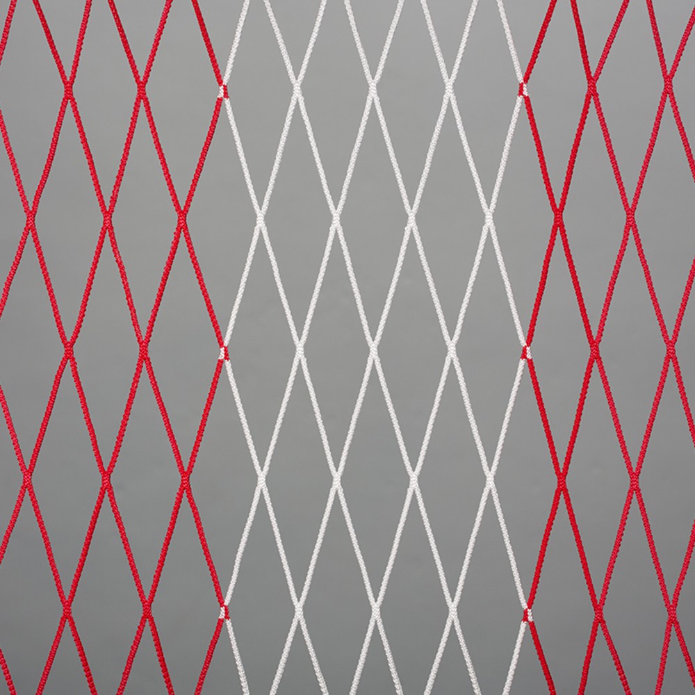 Fußballtornetz 7,50 m x 2,50 m Tiefe 2,00 / 2,00 m, PP 4 mm ø aus der Kategorie Tiefe 2,00 / 2,00 m