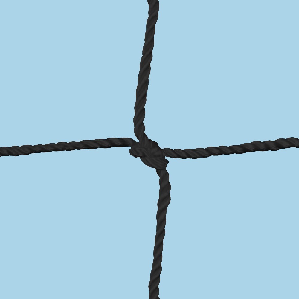 Relingsnetz Maschenw. 40 mm, PA gekn. 2,0 mm, 5 x 1,00 m schwarz aus der Kategorie Google Shopping