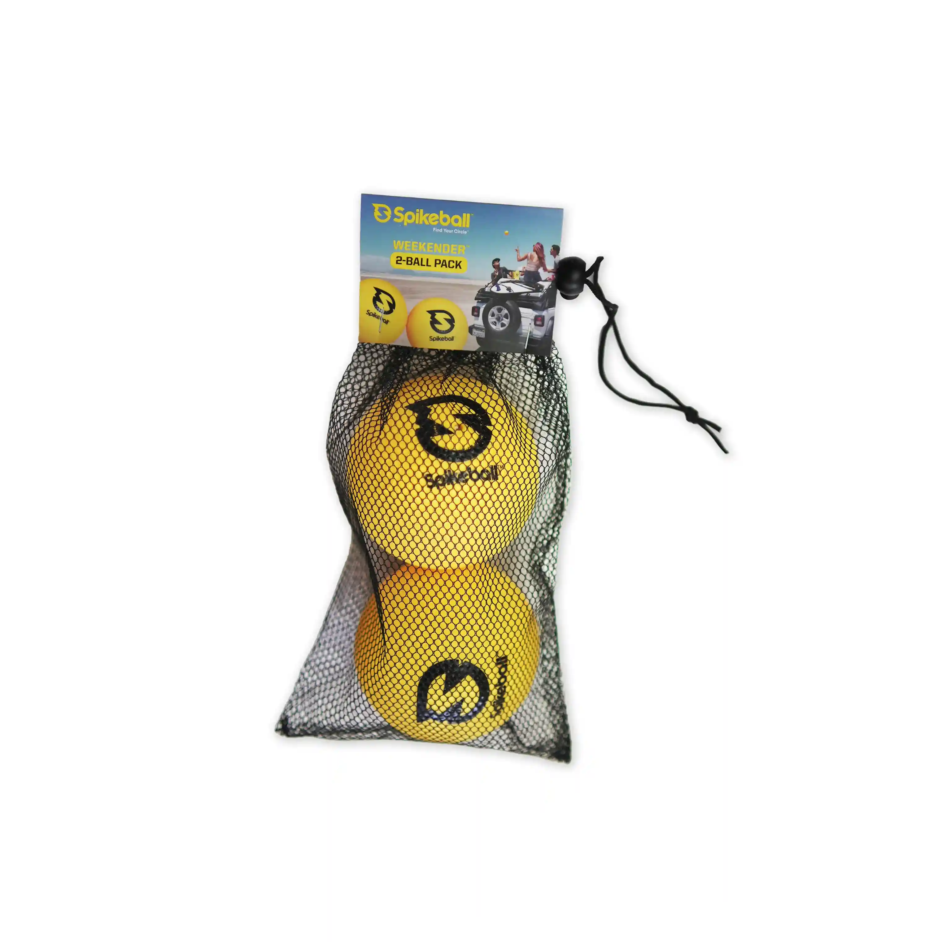 Spikeball Weekender 2-Ball Pack im Netzbeutel mit Etikett