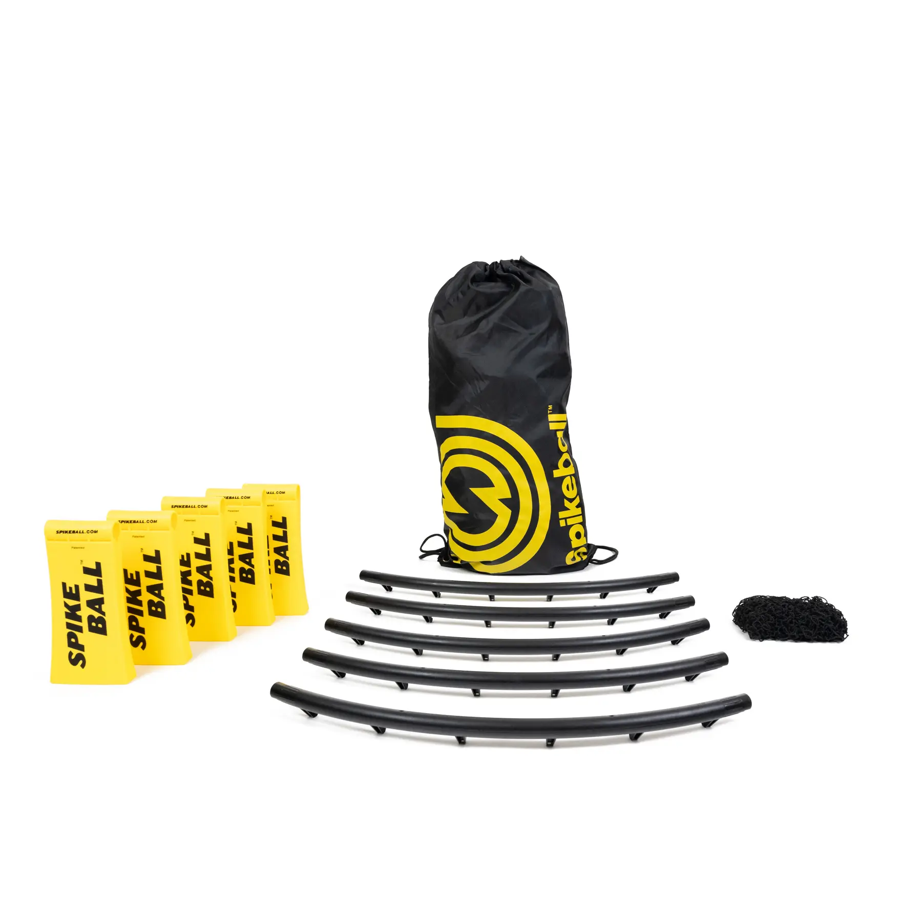 Spikeball Set mit Netz, Rahmen, Bällen und Tragetasche – Outdoor‑Spiel für Strand und Garten