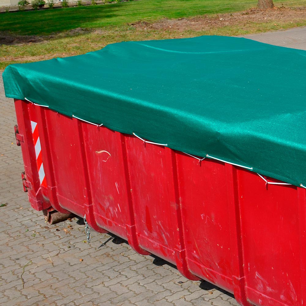 Abdeckplane 3,00 x 8,00 m, DEKRA, 190 g/qm, geöst + Gummileine aus der Kategorie Abdeckplanen DEKRA / VDI