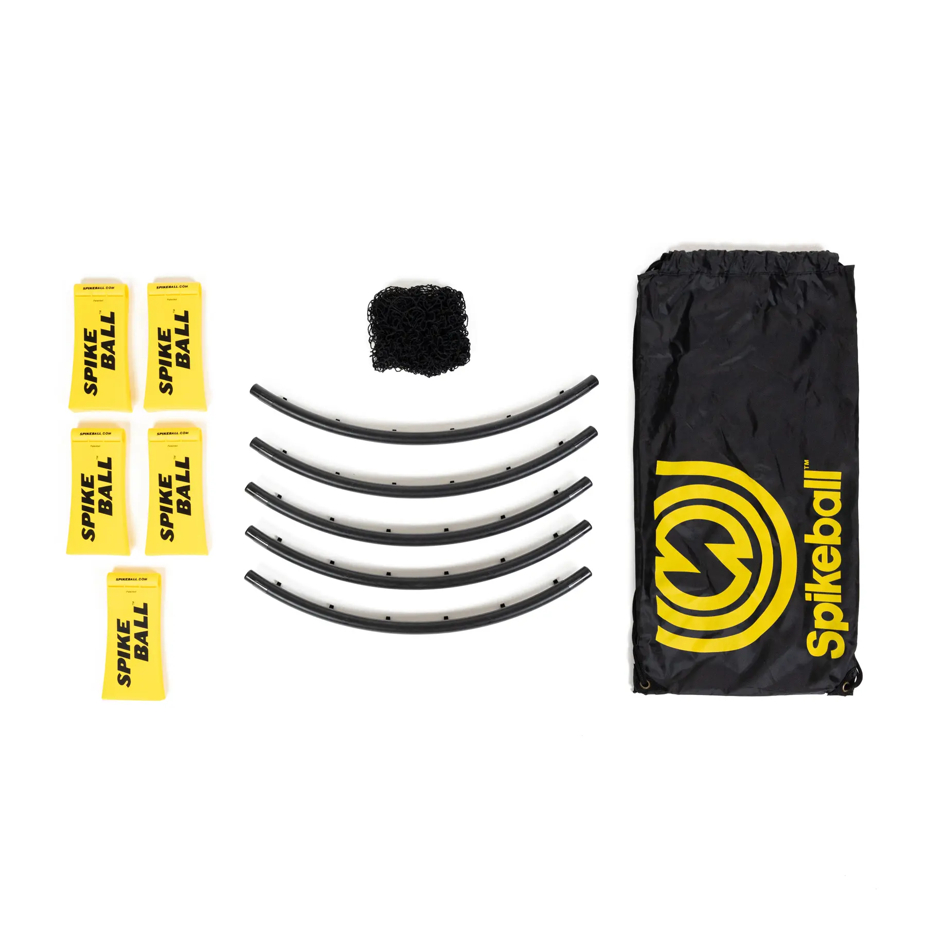 Spikeball Set Einzelteile – Netz, Rahmen, Bälle und Tragetasche für Outdoor‑Spiel