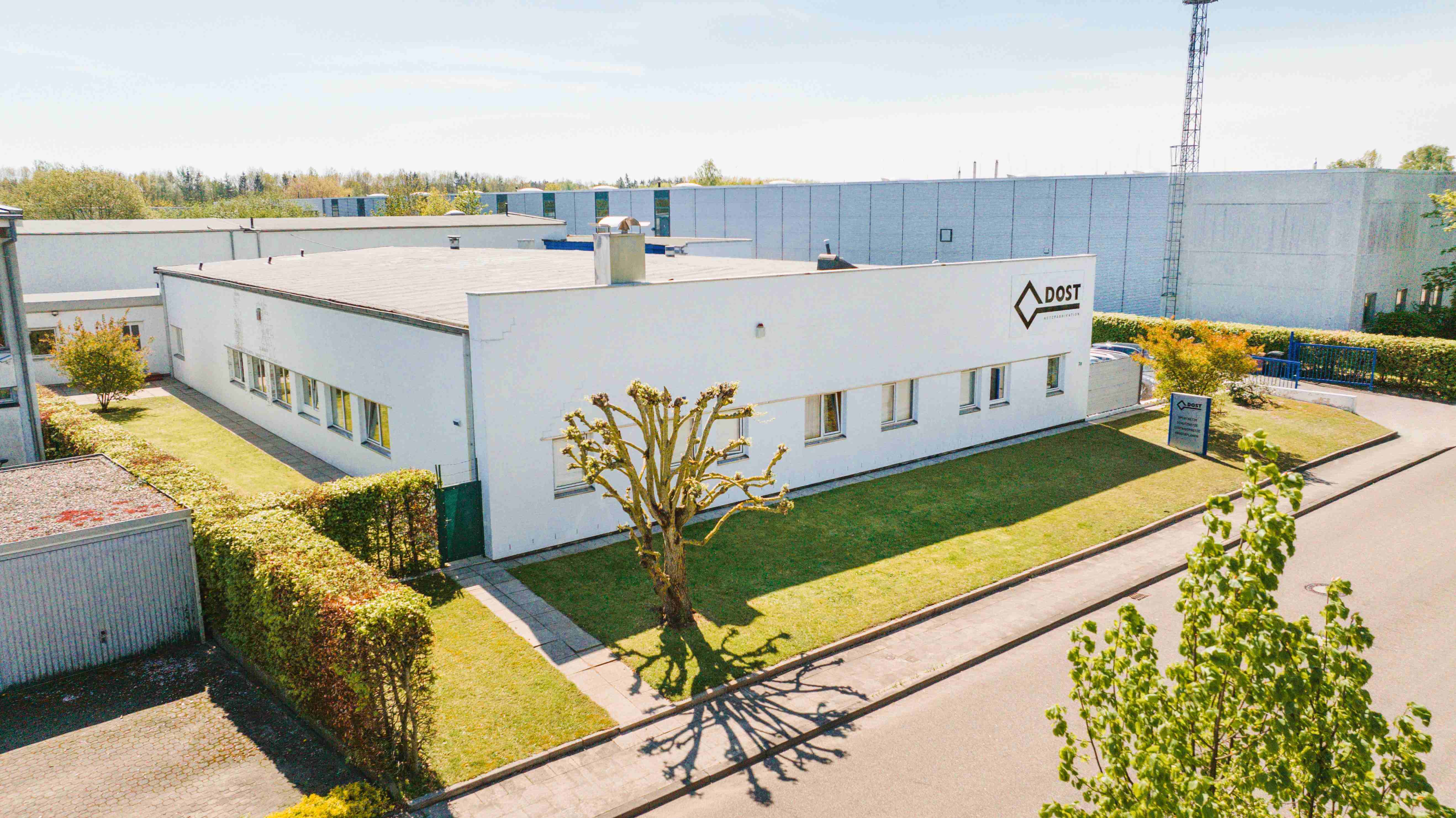 Gebäudeansicht von oben Firma Bruno Dost GmbH Roggenhorster Str. 7A 23556 Lübekc