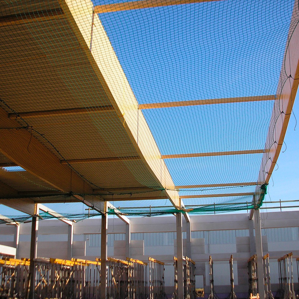Auffangnetz 7,50 x 10,00 m , DIN-EN 1263-1-S, Klasse A2, Mw. 100 mm, Standard aus der Kategorie Standardmaß 7,5 x 10 m