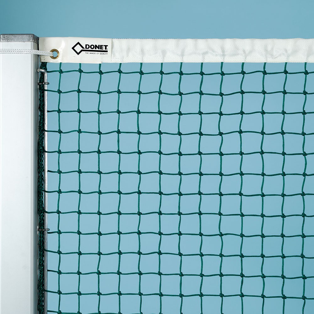 Tennisnetz DIN 1510, PE 3,0 mm ohne Doppelreihen aus der Kategorie Netz ohne Doppelreihen