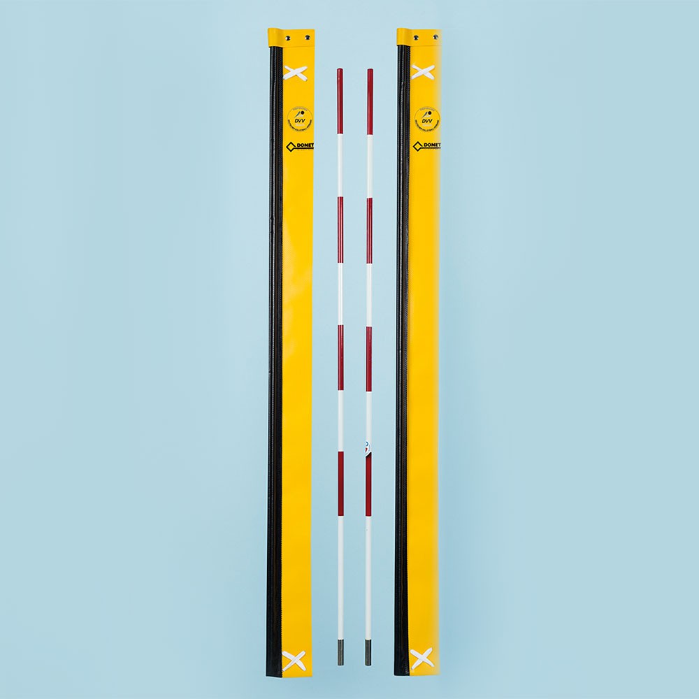 Antenne für Beach-Volleyball-Netze, zweiteilig, DVV-1, gelbe Haltetasche Antenne für Beach-Volleyball-Netze, zweiteilig, DVV-1, gelbe Haltetasche aus der Kategorie Beachvolleyball Zubehör