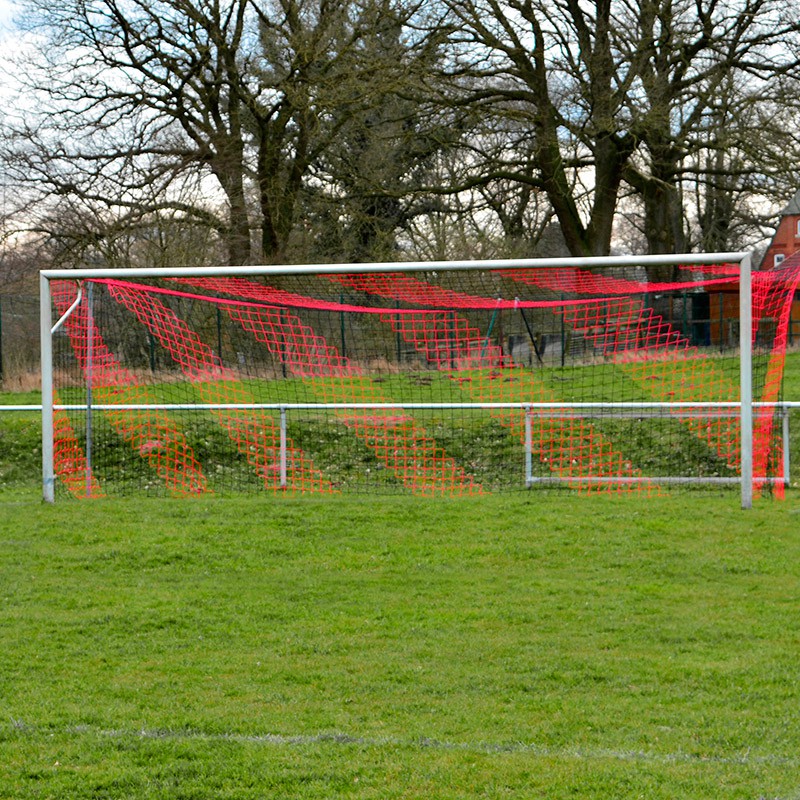Fußballtornetz 7,50 m x 2,50 m Tiefe 0,80 / 2,00 m, PP 4 mm ø Fußballtornetz 7,50 m x 2,50 m Tiefe 0,80 / 2,00 m, PP 4 mm ø aus der Kategorie Fußball