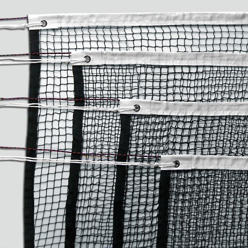 Badminton-Netzgarnitur bestehend aus 4 Netzen Nylon 1,2 mm, 31 m Kevlarseil aus der Kategorie Netzgarnituren